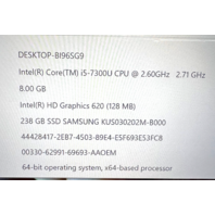 Microsoft surface Pro I5-7300U