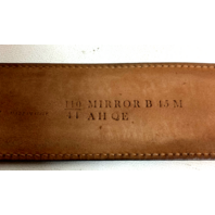 BALLY Men's Mirror B Buckle Belt Black Leather / Multi Size 44 / 110