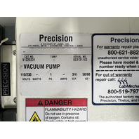 Precision Oil-Sealed Direct-Drive Rotary Vane Vacuum Pump 115-230V 0.75HP