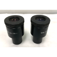 Set of 2 Olympus WHK 10x/20 L Microscope Lens Eyepieces