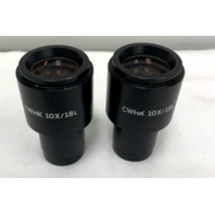 Set of 2 Olympus CWHK 10x/18 L Microscope Eyepieces