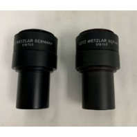 Set of 2 Leitz Wetzlar Periplan 10x/18 Microscope Eye Pieces 519749