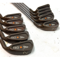 Ping Eye2 BeCu Beryllium Copper Iron Set 2-PW SW Orange Dot SER# 2664 10 clubs
