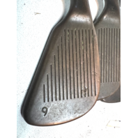 Ping Eye2 BeCu Beryllium Copper Iron Set 2-PW SW Orange Dot SER# 2664 10 clubs