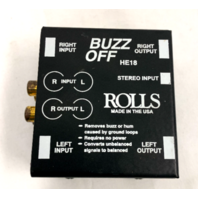 Rolls HE18 Buzz Off two channel audio hum and buzz remover