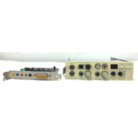 BUNDLE Creative Labs SOUND BLASTER LIVE DRIVE PANEL PCI CARD SB0010 SB0060