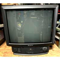 SONY TRINITRON KV-20VM20 20" CRT TV/VCR COMBO Retro Gaming Television NO REMOTE