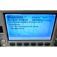 Keysight Agilent 53210A 350 MHz Frequency Counter w/ OPT 400, 115