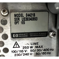 HP Agilent Keysight E4421B-1E5 ESG-A Series Analog RF Signal Generator, 3 GHz Option 1E5