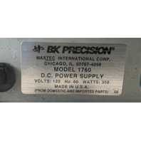 Bk Precision Triple Output Power Supply 1760