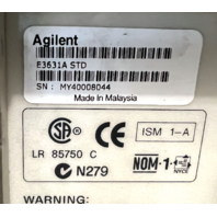 Agilent E3631A DC Power Supply &plusmn;25V 1A - 6V/5A 80W Triple Output Programmable