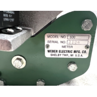 Weber Electric Mfg. 600 HD meter 600