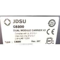 JDSU Viavi T-Berd 8000 MTS 8000 E Series Multitest Platform Analyzer w/C8300 V2 Carrier
