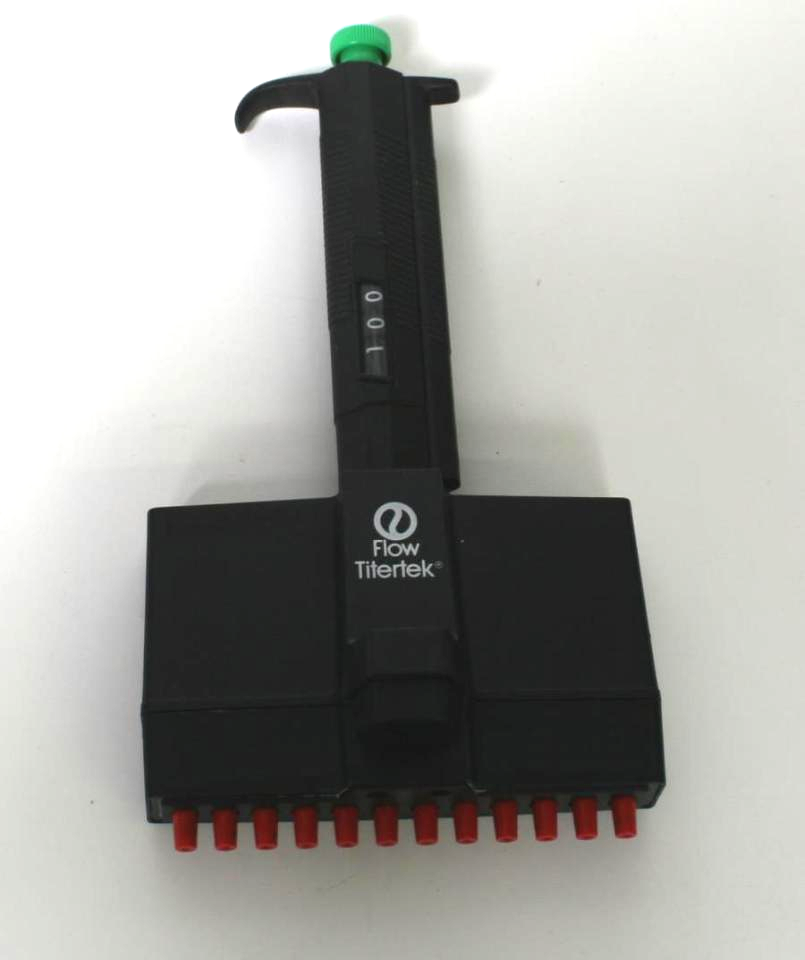Flow Titertek 12Channel Pipette with Tip Ejector 50200uL SocoTek LLC