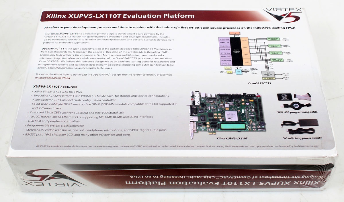 Xilinx XUPV5LX110T Evaluation Platform Virtex5 Digilent ML509