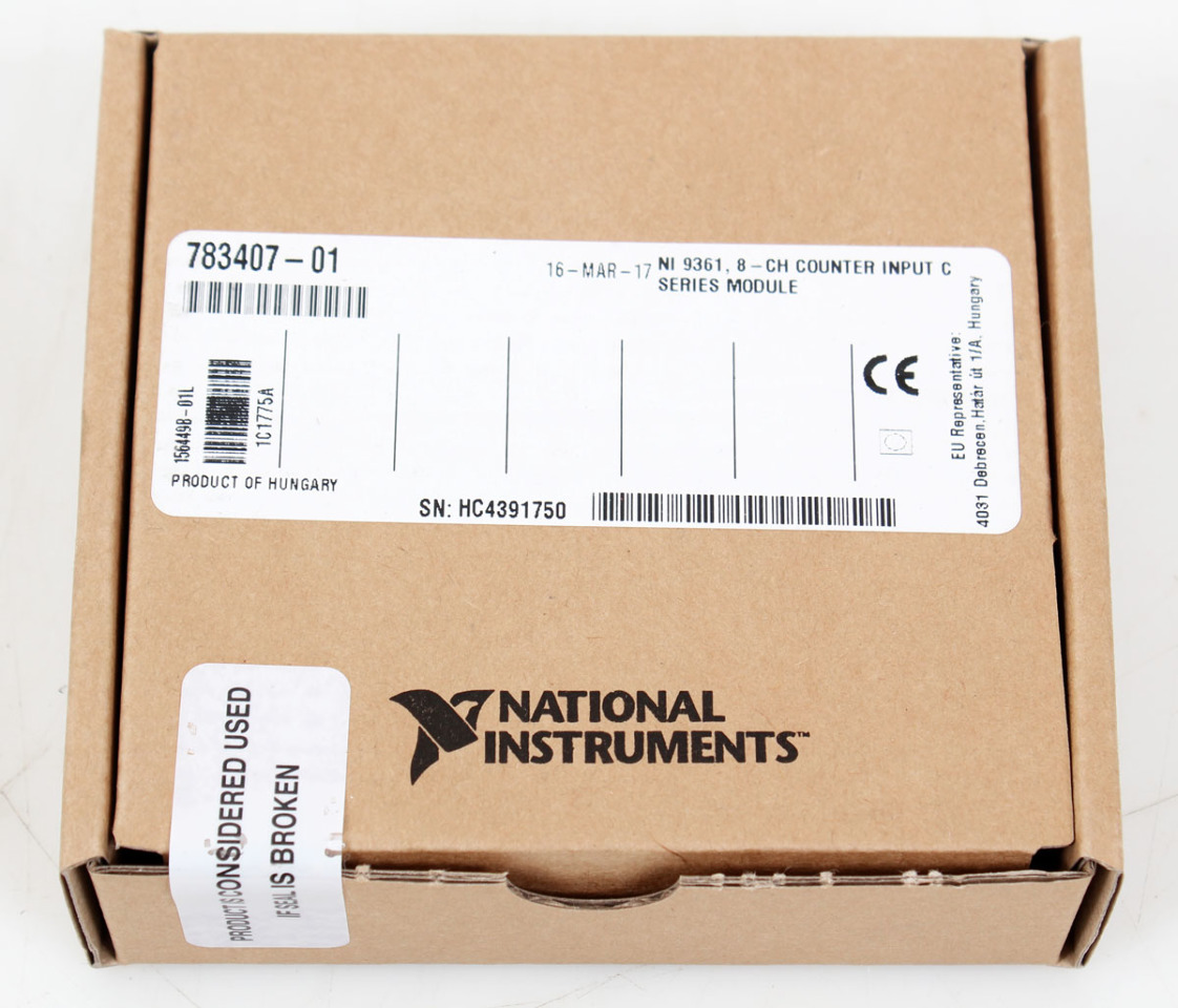 National Instruments NI9361 8CH SE/DIFF Counter Input Module New