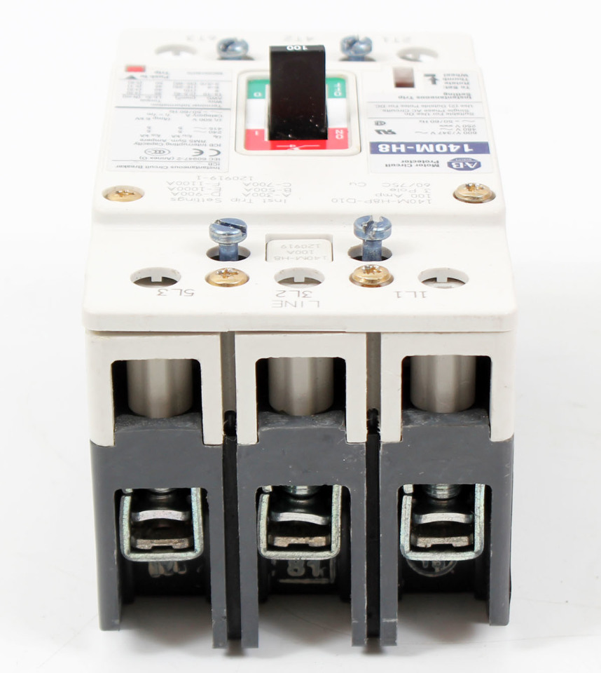 Allen-Bradley 140M-H8P-D10 Motor Circuit Protector Breaker 100A 3-Pole