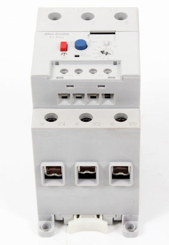 AllenBradley E1 Plus 193EEGEC Overload Relay + 193EPE DIN Rail