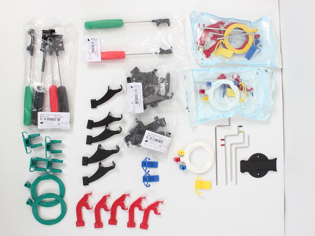 Lot of Dentsply Rinn XCPDS Digital Xray Sensor Holders Accessories