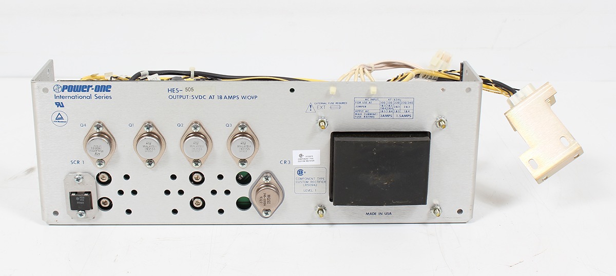Power-One Model HE5-505 Output: 5VDC at 18 Amps