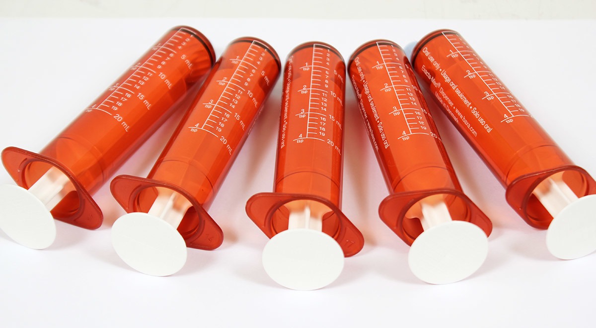 Baxter/Baxa ExactaMed Amber Oral Medicine Syringe/Dispenser 20mL/20cc, 5pak SocoTek LLC