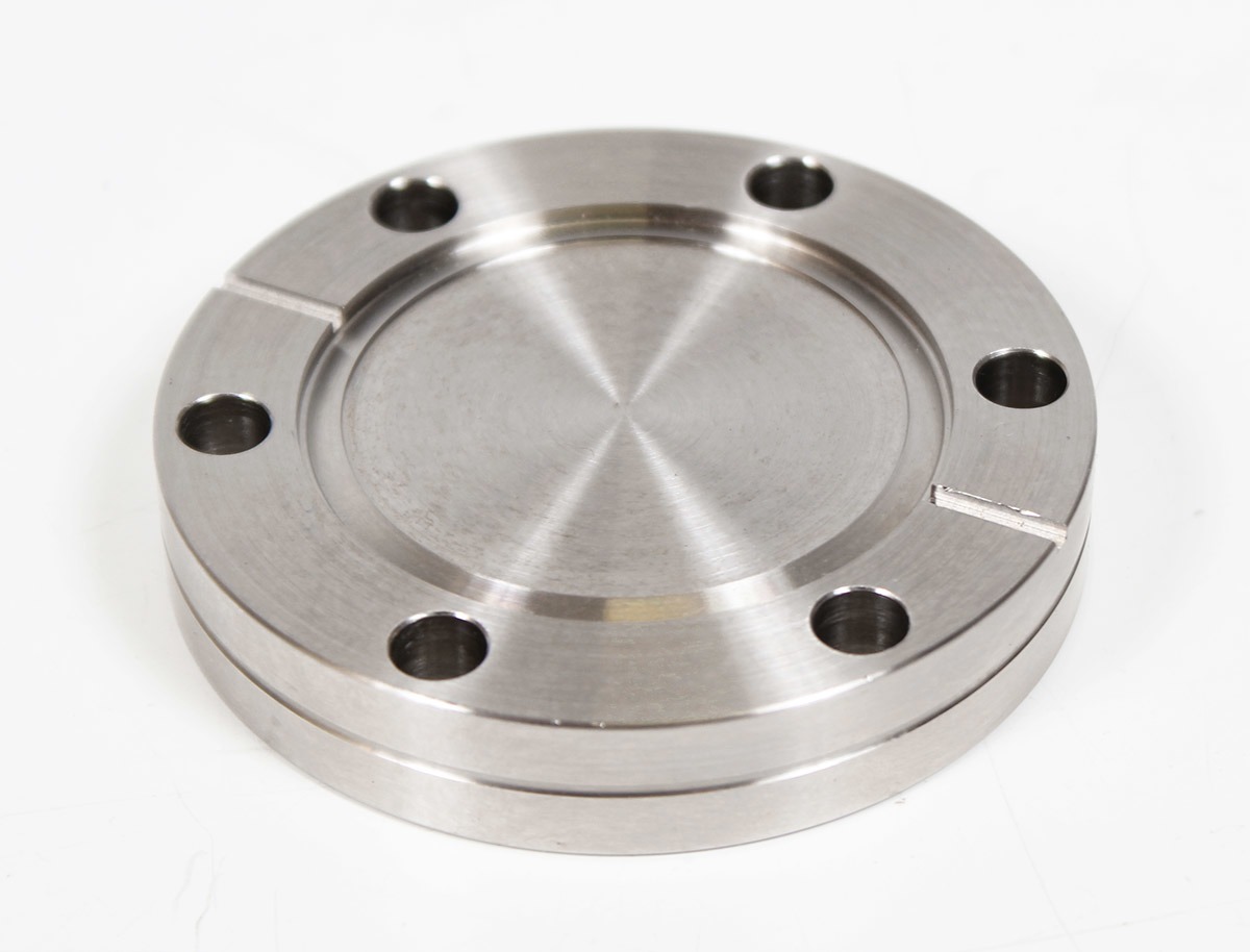 MDC Stainless UHV High Vacuum CF Conflat Knife Edge Flange 23/4" Blank, DN40 SocoTek LLC