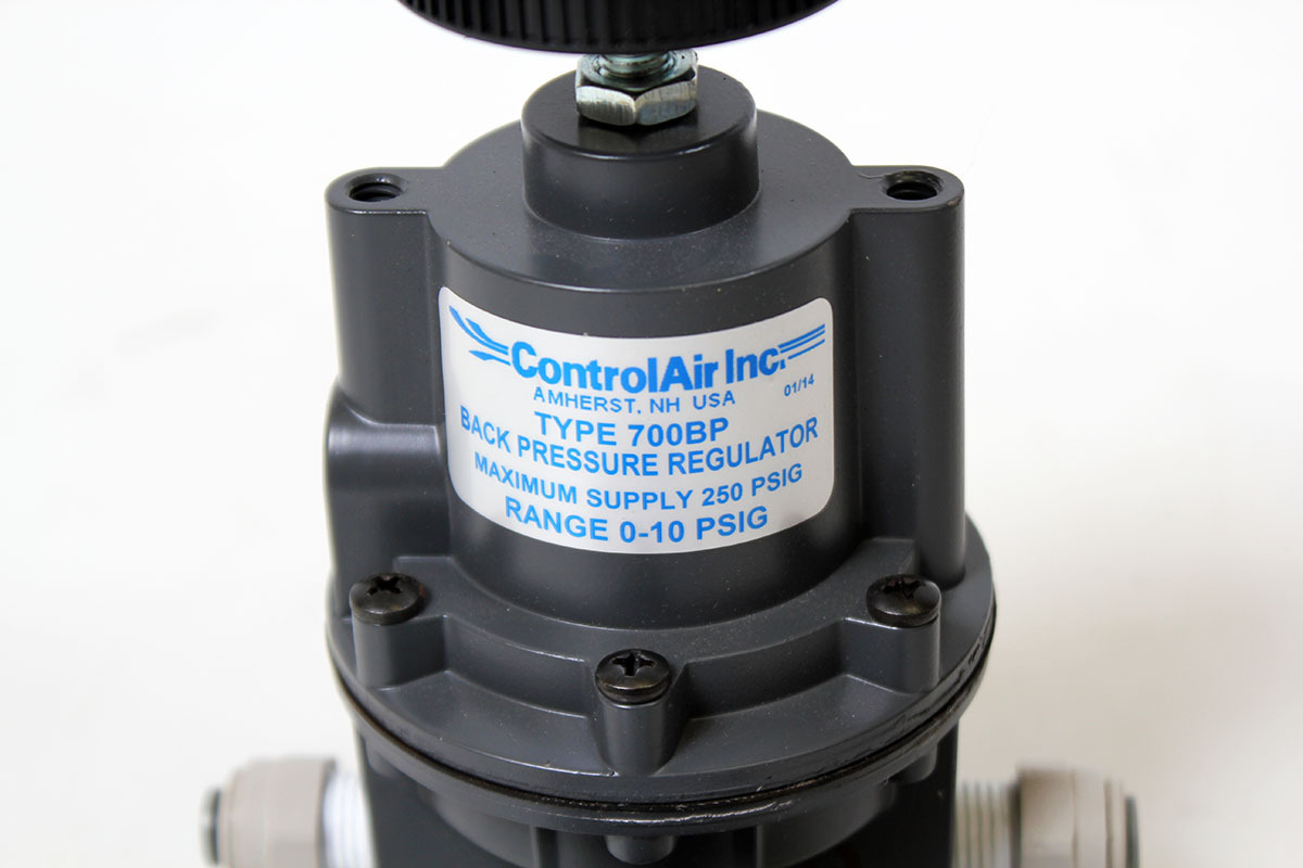 ControlAir 700BP Back Pressure Regulator 250psi 010psi 1/4in NPT SocoTek LLC