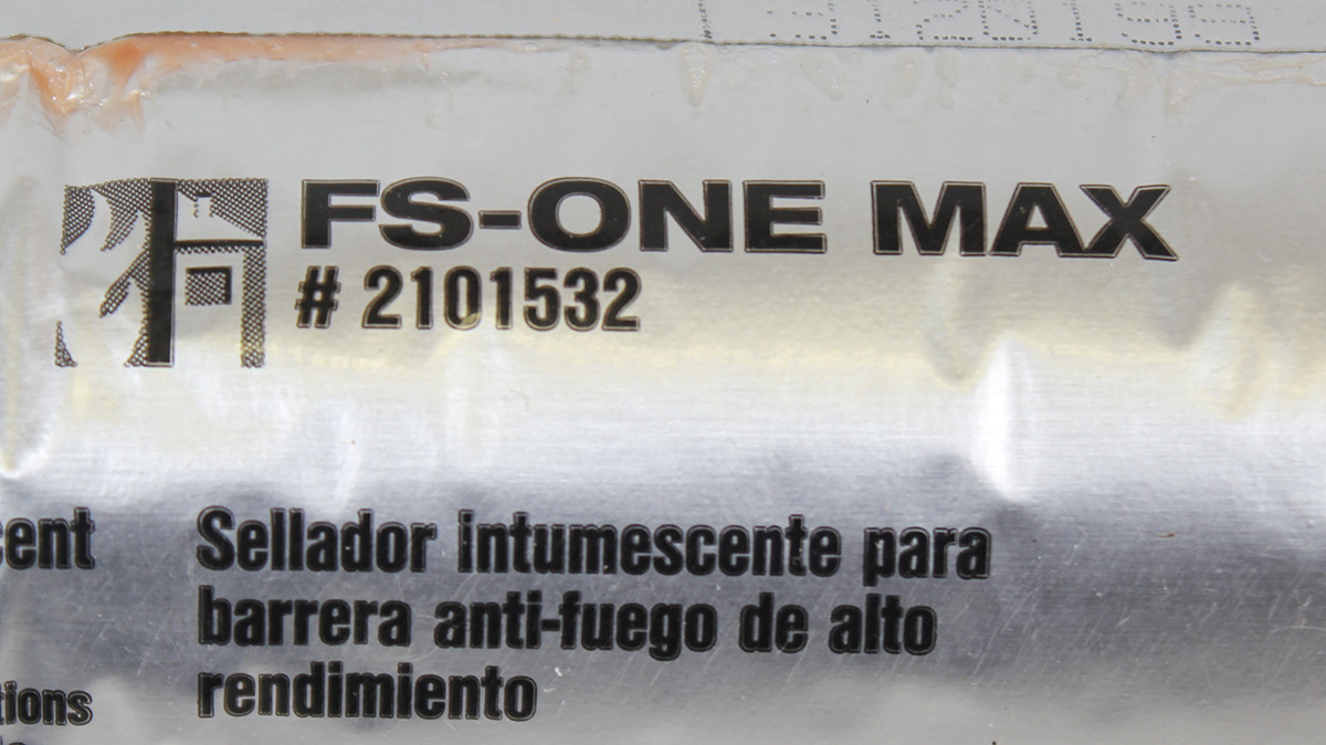 HILTI FSOneMax 2101532 Firestop Sealant SausageTube 20oz