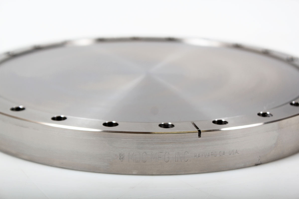 MDC Stainless UHV High Vacuum CF Conflat Knife Edge Flange 10" Blank, DN200 SocoTek LLC