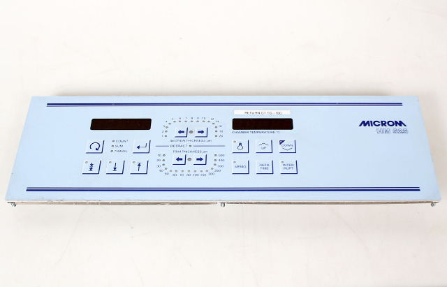 Thermo/Microm Cryostat Microtome Display/Control Panel for HM525