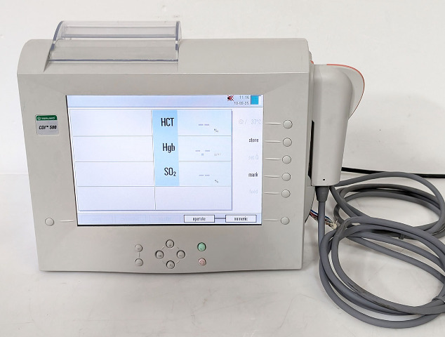 Terumo CVS Gas Parameter Monitor System CDI-500 w/ Probes, Printer, For Parts