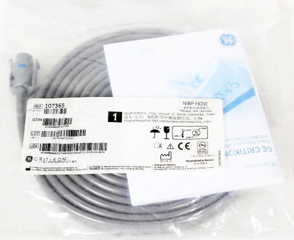 GE Healthcare Critikon Dinamap NIBP Double Hose OEM, Ref 107365