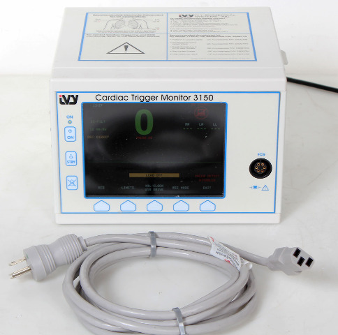 Ivy Biomedical 'R-Wave' Cardiac Trigger Monitor 3150-B Patient Monitor + Printer