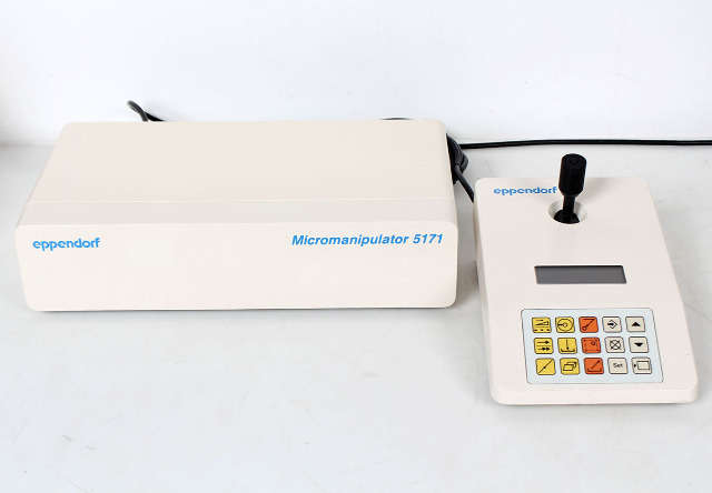 Eppendorf 5171 Motorized XYZ-Stage Micromanipulator Joystick and Controller Set