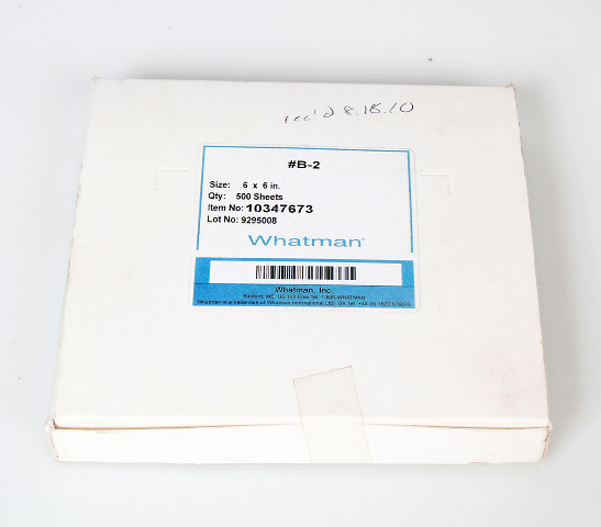 Whatman Grade B-2 Kjeldahl Analysis Weighing Paper 6x6" 10347673 -NEW 500 Pk-