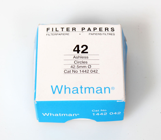 Whatman Grade 42 Qualitative Filter Paper Circles 42.5 mm, 1442-042 - New 100 Pk