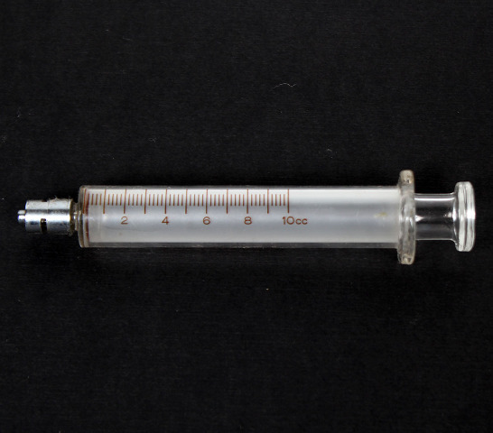 International K6-D 10cc Glass Interchange Syringe w/ Luer Lock Tip