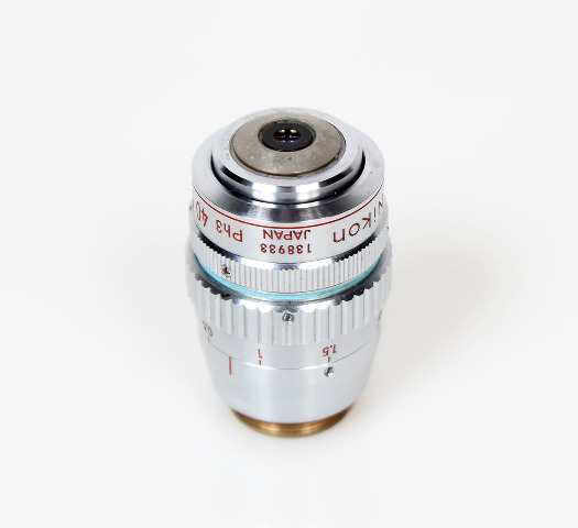 Nikon Ph3 40 DL 0.55 LWD 160/0-2 Phase Contrast Microscope Objective 40x, RMS