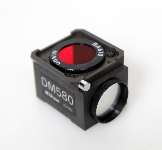 Nikon BA610 / DM580 Microscope Fluorescence Filter Cube Labophot Optiphot