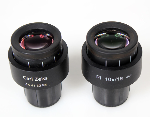 Zeiss PI 10x/18 Microscope Eyepiece Set (Pair) 44 41 32, 30MM - 444132
