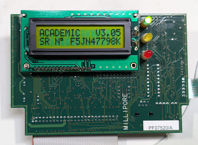 Millipore Display Panel Board for Milli-Q BioCel Academic Water Purifier