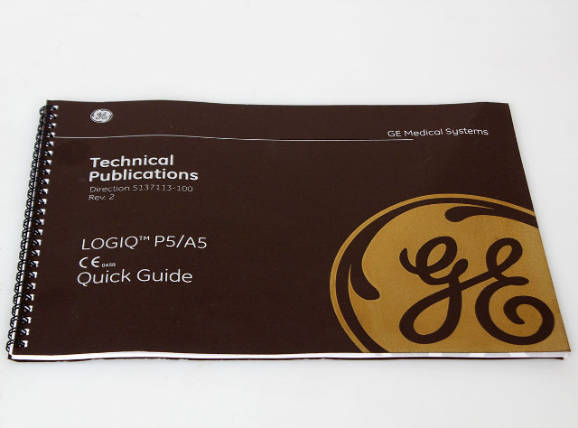 GE Medical LOGIQ P5/A5 Quick Guide Ver 2, 5137113-100 Revision 2