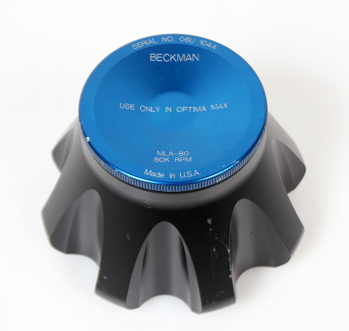 Beckman MLA-80 Fixed Angle Ultracentrifuge 6x175uL Rotor 80K RPM + Warranty