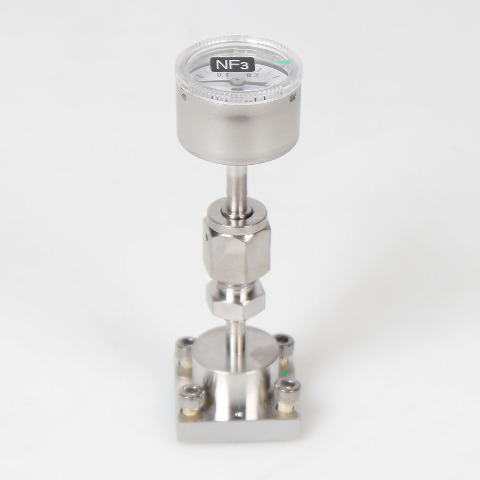 Fujikin 316L-P GW UHP Gas Compound Pressure Gauge -0.1 to 0.4 MPa -Warranty-