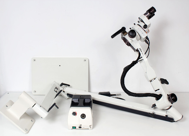 Leica M300 Dental & ENT Surgical Microscope + CLR-150 MR, ICA Camera, Wall Mount