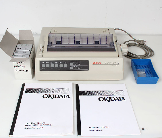 OKI OKIDATA Microline ML-320 Dot Matrix Impact Printer 9-Pin, Tested w/ Warranty