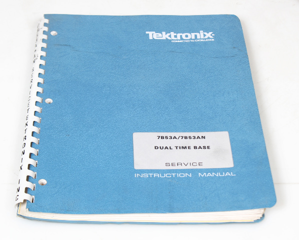 Tektronix Service Instruction Manual for 7B53A/7B53AN Dual-Time Base
