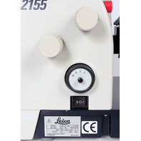 Leica RM2155 Motorized Automated Rotary Microtome w/ Blade Holder & Foot Switch