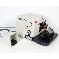 Leica RM2155 Motorized Automated Rotary Microtome w/ Blade Holder & Foot Switch