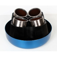 Beckman JLA-9.1000 J-LITE Fixed-Angle Rotor w/ 4 x 1000mL Carbon Fiber Canisters